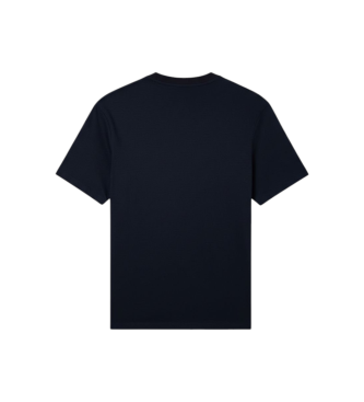 Emporio Armani T-shirt b�sica Lyocell azul-marinho