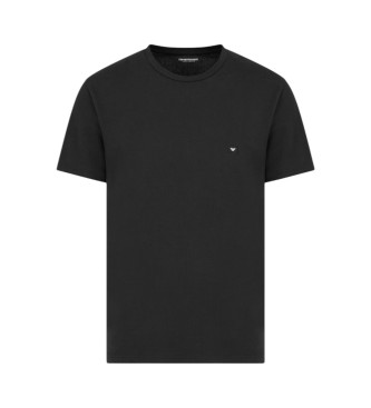 Emporio Armani Slim fit home shirt black