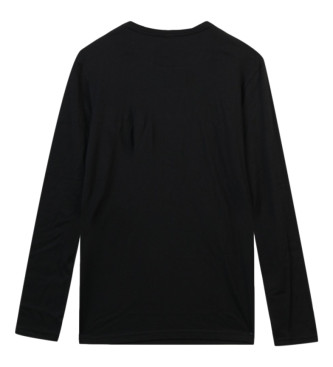 Emporio Armani Zwart T-shirt met lange mouwen
