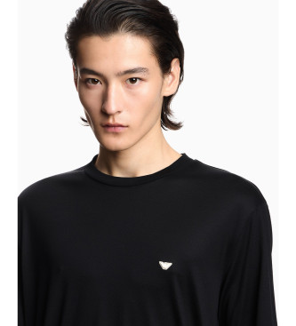 Emporio Armani T-shirt Eagle Relief preta