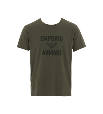 Emporio Armani Groene Adelaar T-shirt