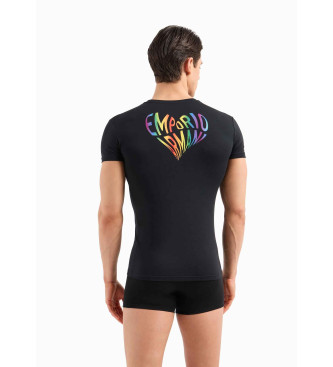 Emporio Armani Rainbow T-shirt svart