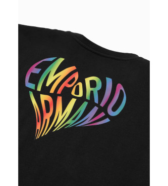 Emporio Armani Rainbow T-shirt sort