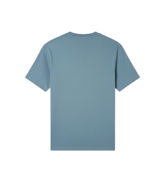 Emporio Armani T-Shirt azul de malha fina e volumosa