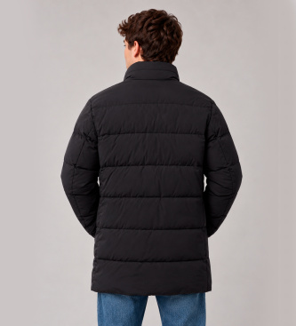 Emporio Armani Navy mid-length quilted jacket