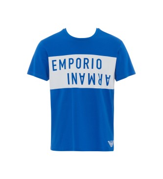 Emporio Armani T-shirt azul arrojada