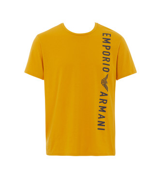 Emporio Armani Camiseta Logoband amarillo