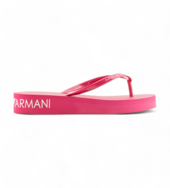 Emporio Armani Flip-flops with pink logo