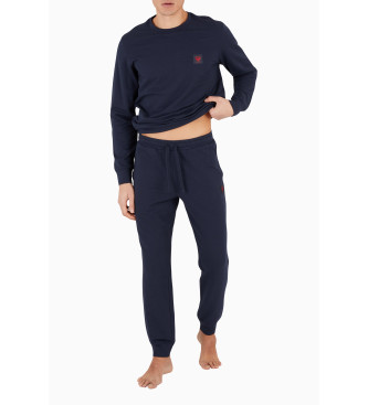 Emporio Armani Plain navy pyjamas