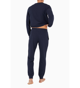 Emporio Armani Plain navy pyjamas