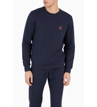 Emporio Armani Plain navy pyjamas