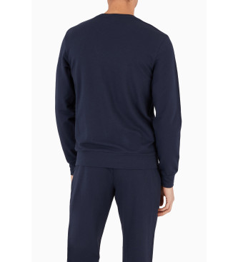 Emporio Armani Plain navy pyjamas