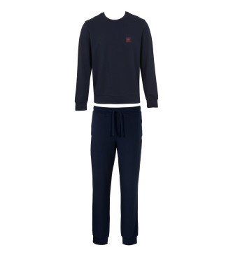 Emporio Armani Plain navy pyjamas