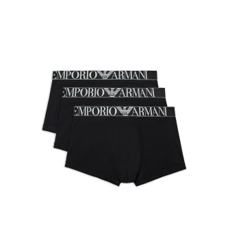 Emporio Armani Pack 3 Boxers Asv preto