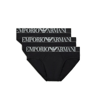 Emporio Armani Pack 3 Boxers Ea preto