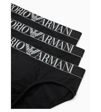 Emporio Armani Zestaw 3 sztuk bokserek Ea czarny