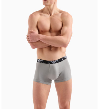 Emporio Armani Pakke med 3 ensfarvede boxershorts sort, gr