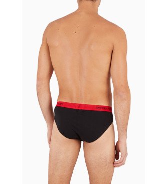 Emporio Armani Set 3 Rood Bedrukte Slips