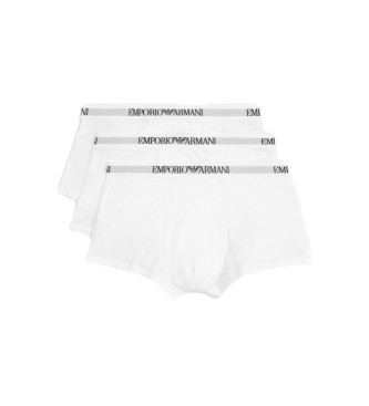 Emporio Armani Pack of three white boxers