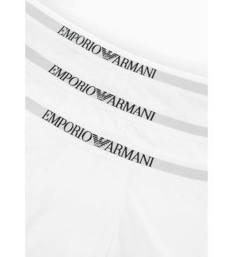 Emporio Armani Pakke med tre hvide boxershorts