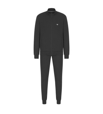 Emporio Armani Pijama com camisola preta