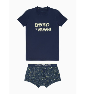 Emporio Armani Mens Knit T-Shirt+Tr