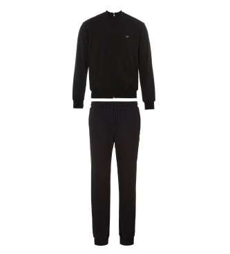 Emporio Armani Pyjama en interlock noir