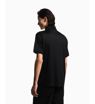 Emporio Armani P�lo com micro-�guia preta folhada