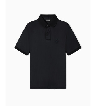 Emporio Armani P�lo com micro-�guia preta folhada