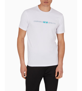 Emporio Armani Camiseta Mini Logo blanco