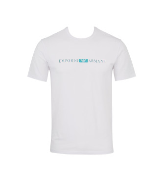 Emporio Armani T-shirt com mini logtipo branco