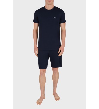 Emporio Armani Plain navy pyjamas