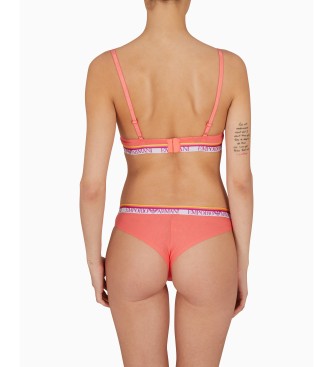 Emporio Armani Lot de 2 culottes brsiliennes Bandeau orange