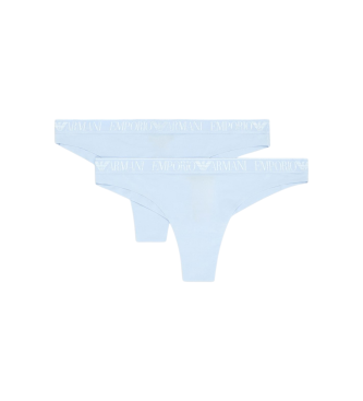 Emporio Armani Lot de 2 culottes brsiliennes Iconic blue