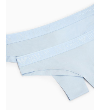 Emporio Armani Lot de 2 culottes brsiliennes Iconic blue