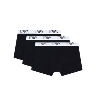 Emporio Armani Set 3 Logo EA Black Boxers