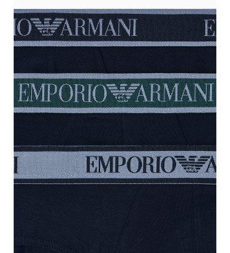Emporio Armani Set 3 Marine Core Band Briefs