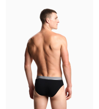 Emporio Armani Set 3 Black Shiny Logo Briefs