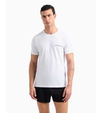 Emporio Armani Zestaw 2 białych t-shirtów casual