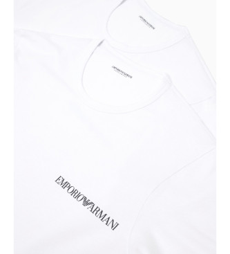 Emporio Armani Set van 2 witte casual t-shirts