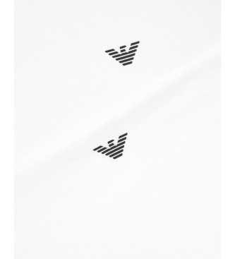 Emporio Armani Conjunto de duas T-shirts de malha branca
