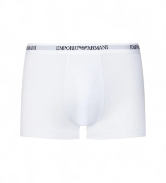 Emporio Armani Komplet treh belih boksaric Stretch