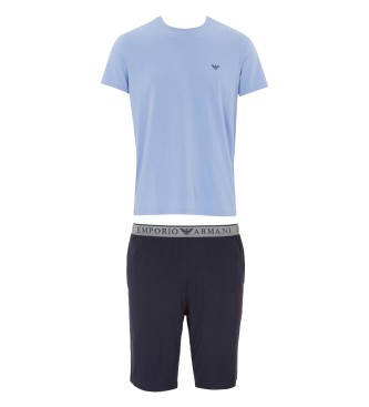 Emporio Armani Basic pyjama blauw