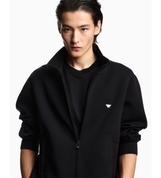 Emporio Armani Sweater met volledige rits zwart