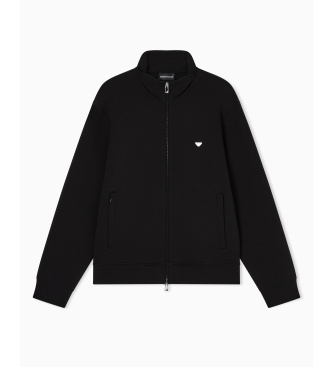 Emporio Armani Sweater met volledige rits zwart