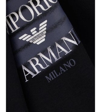 Emporio Armani Black Eagle Logo Sweatshirt