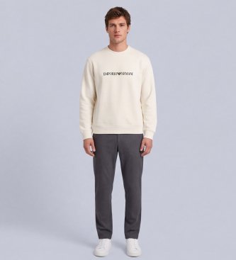 Emporio Armani Sweatshirt Essential blanc