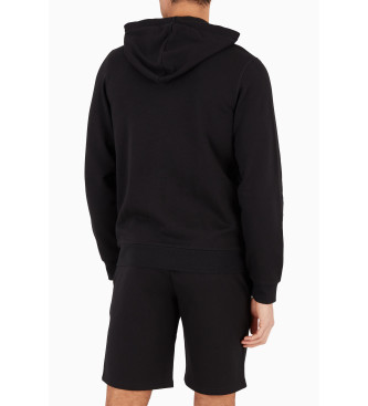 Emporio Armani Sweatshirt com logtipo preto