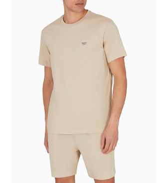 Emporio Armani Camiseta Basic beige