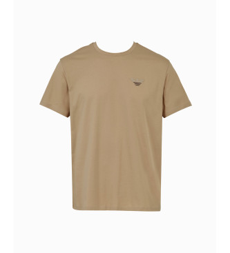 Emporio Armani Basic T-shirt beżowy